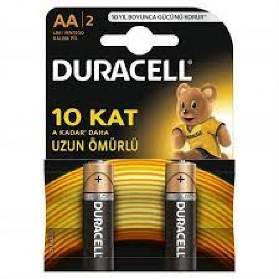 DURACELL KALEM PİL 2 Lİ AA